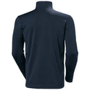 Helly Hansen Men's Versalite Half Zip Fleece back view, Navy