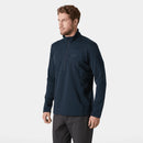 Helly Hansen Men's Versalite Half Zip Fleece full length front, Navy