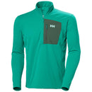 Helly Hansen Men's Versalite Half Zip Fleece front view, Signal Green