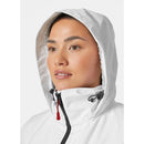 Helly Hansen Crew Hooded Mid 2.0 Jacket - White - Great Outdoors Ireland