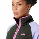 Helly Hansen Women’s Rig Fleece Half-Zip Jacket front zip details 
