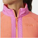 Helly Hansen Rig Full Zip Fleece Jacket - Peach front zip detail