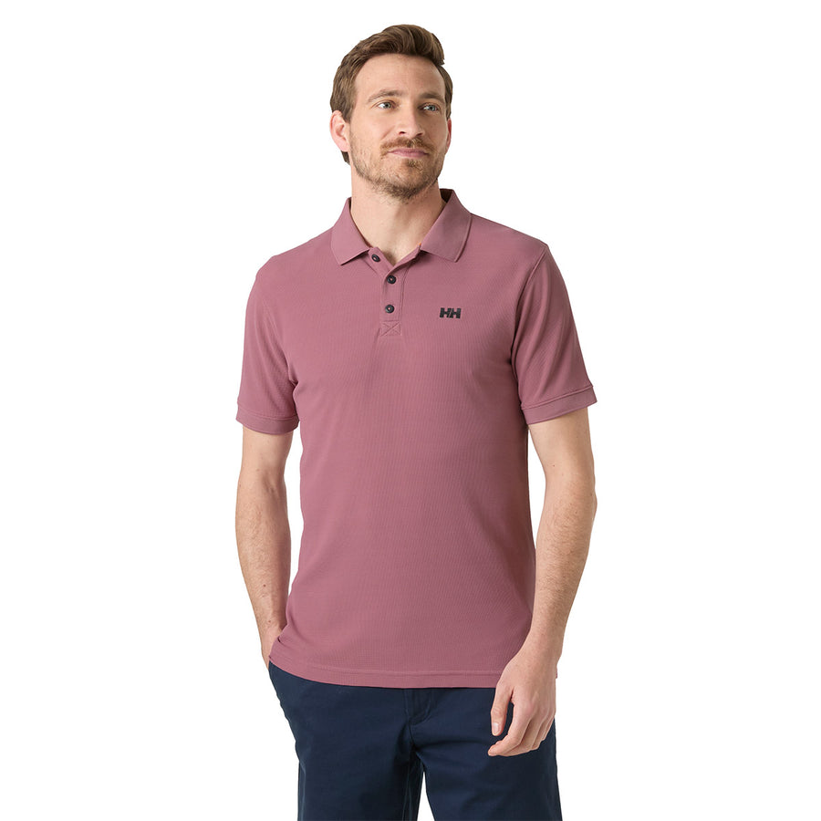 Helly Hansen Driftline Polo T-shirt Wildberry Front view