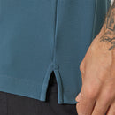 Helly Hansen Driftline Polo T-shirt - Washed Navy Fabric details