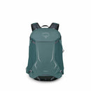 Osprey Hikelite 28 Hiking Backpack back view, Cascade Blue