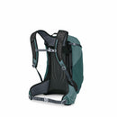 Osprey Hikelite 28 Hiking Backpack side profile, Cascade Blue