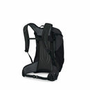 Osprey Hikelite 28 Hiking Backpack back view, Raven Black
