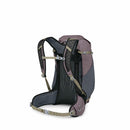 Osprey Hikelite 32 Hiking Backpack back profile, Graphite Purple