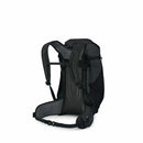 Osprey Hikelite 32 Hiking Backpack back view, Raven Black