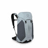 Osprey Hikelite LT 30 hiking backpack in light gray with dark gray side panels and black shoulder straps.