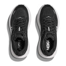 HOKA Men's Bondi 9 black white top view