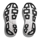 HOKA Men's Bondi 9 black white outsole bottom view