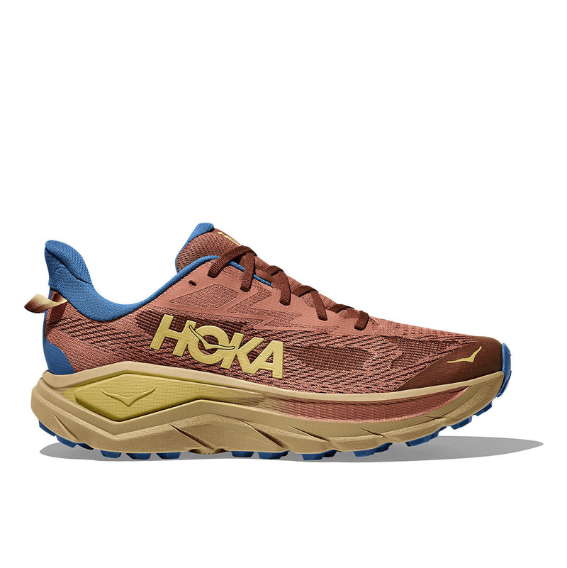 HOKA Men's Challenger 8 Wide trail running shoe maple cardamon side view