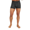Icebreaker Men's Merino 150 Anatomica Boxers front view, Black