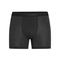 Icebreaker Men's Merino 150 Anatomica Boxers front flat lay, Black