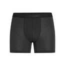 Icebreaker Men's Merino 150 Anatomica Boxers front flat lay, Black