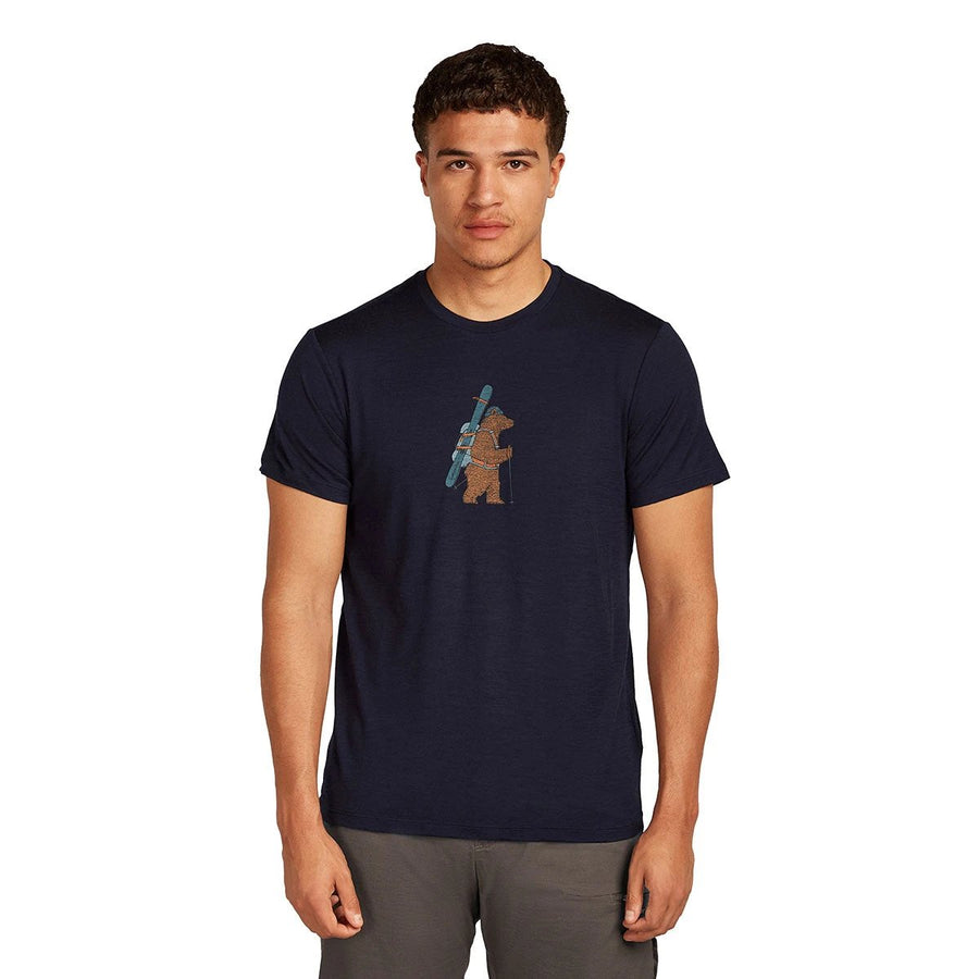 Icebreaker Men's Merino 150 Tech Lite Short Sleeve T-Shirt - Bear Tour  
