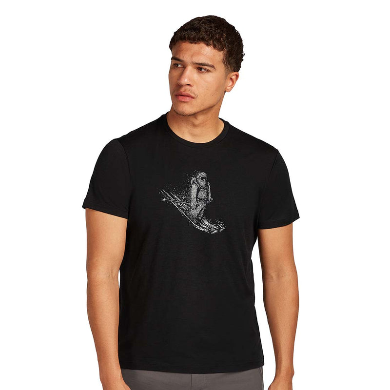 Icebreaker Men's Merino 150 Tech Lite Short Sleeve T-Shirt - Skiing
