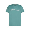 Icebreaker Men's Merino 150 Tech Lite Short Sleeve T-Shirt - The Peaks front view