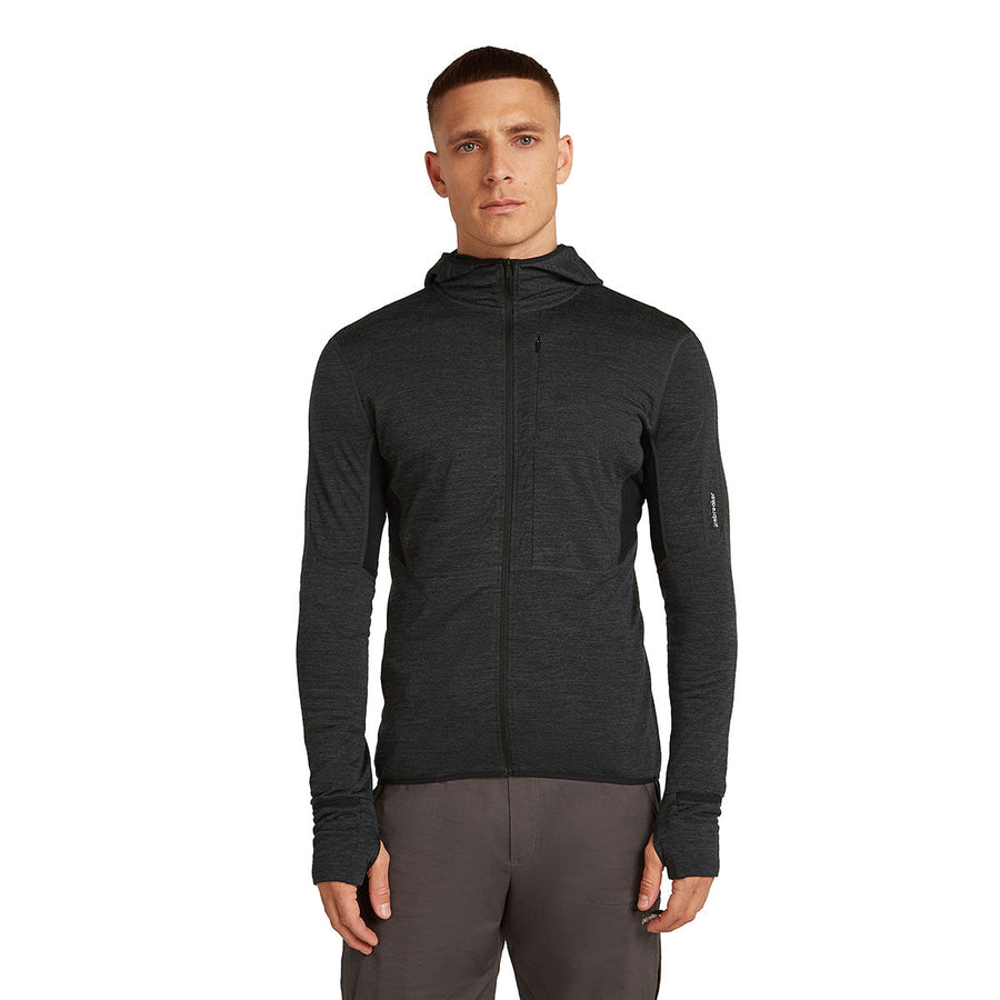 Icebreaker Men's Merino 200 ™ Descender Zip Hoodie front view