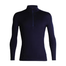 Icebreaker Men's Merino 260 Tech Half Zip Thermal Top front view