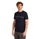 Icebreaker Men's Merino Tech Lite II Short Sleeve T-Shirt - Mountain Pulse  