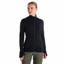 Icebreaker Merino 260 Quantum Long Sleeve Zip Jacket - Black  