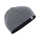 Icebreaker 200 Oasis Reversible Beanie inside view, Black Gritstone