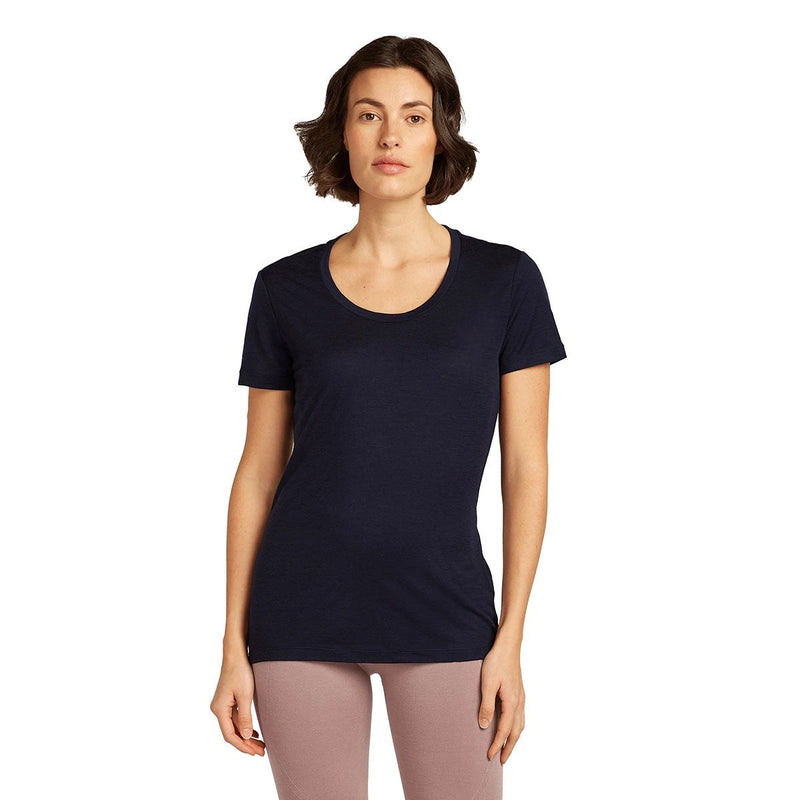 Icebreaker Women's Merino 150 Tech Lite Short Sleeve Scoop T-Shirt front view