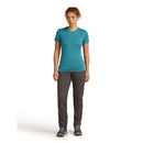 Icebreaker Women's Merino 150 Tech Lite Short Sleeve T-Shirt full length front view