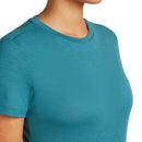 Icebreaker Women's Merino 150 Tech Lite Short Sleeve T-Shirt  collar view