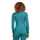 Icebreaker Women's Merino 200 Oasis Thermal Top back view, Topaz