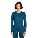 Icebreaker Women's Merino 260 Tech Long Sleeve Crewe Thermal Top front view