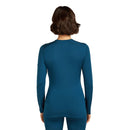 Icebreaker Women's Merino 260 Tech Long Sleeve Crewe Thermal Top back view  