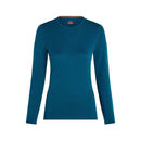 Icebreaker Women's Merino 260 Tech Long Sleeve Crewe Thermal Top front view 