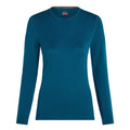 Icebreaker Women's Merino 260 Tech Long Sleeve Crewe Thermal Top front view 