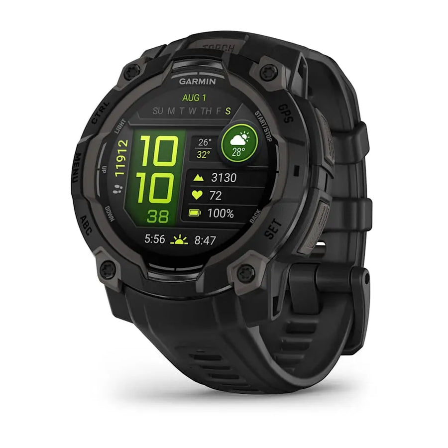 Garmin Instinct 3 – 45 mm | AMOLED - Black- Great Outdoors Ireland