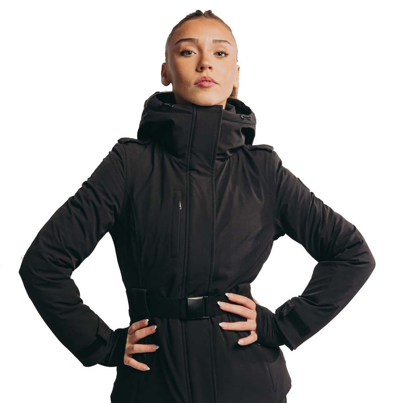 RuaNua Women's Belted Ski Jacket  