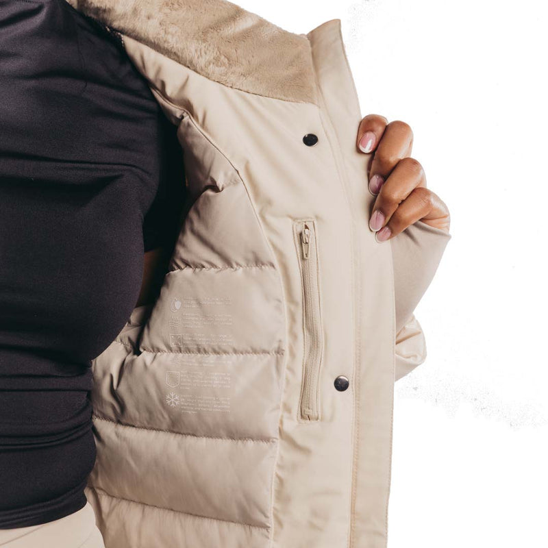 RuaNua Women's Belted Ski Jacket  