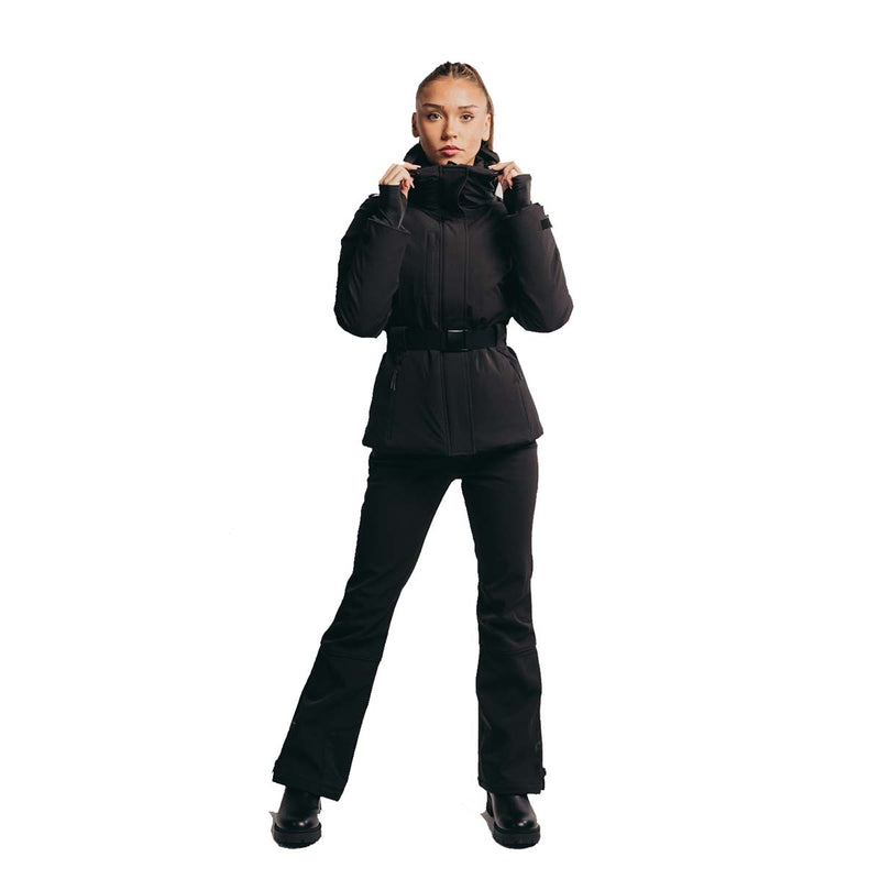 RuaNua Women's Belted Ski Jacket  