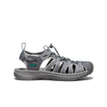 Women's Whisper Sandal - Medium Grey/Peacock Green