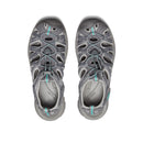 Keen Women's Whisper Sandal - Medium Grey/Peacock Green  