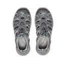 Keen Women's Whisper Sandal - Medium Grey/Peacock Green  