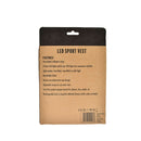 Six Peaks LED Sport Vest - Black- Great Outdoors Ireland