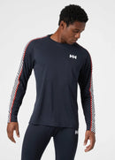 Helly Hansen LIFA® ACTIVE Stripe Crew Base Layer - Navy 
