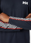 Helly Hansen LIFA® ACTIVE Stripe Crew Base Layer - Navy 