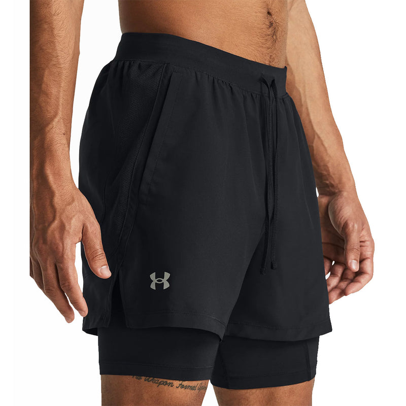 Launch 2-in-1 5" Shorts - Black