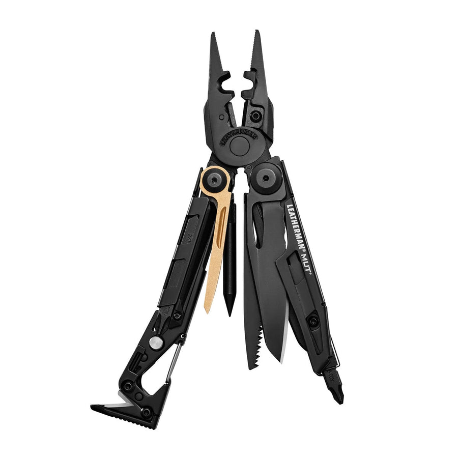 Discover the Leatherman MUT EOD: Rugged multi-tool with cap crimper, C4 punch, and bronze carbon scraper. Perfect for tactical experts.