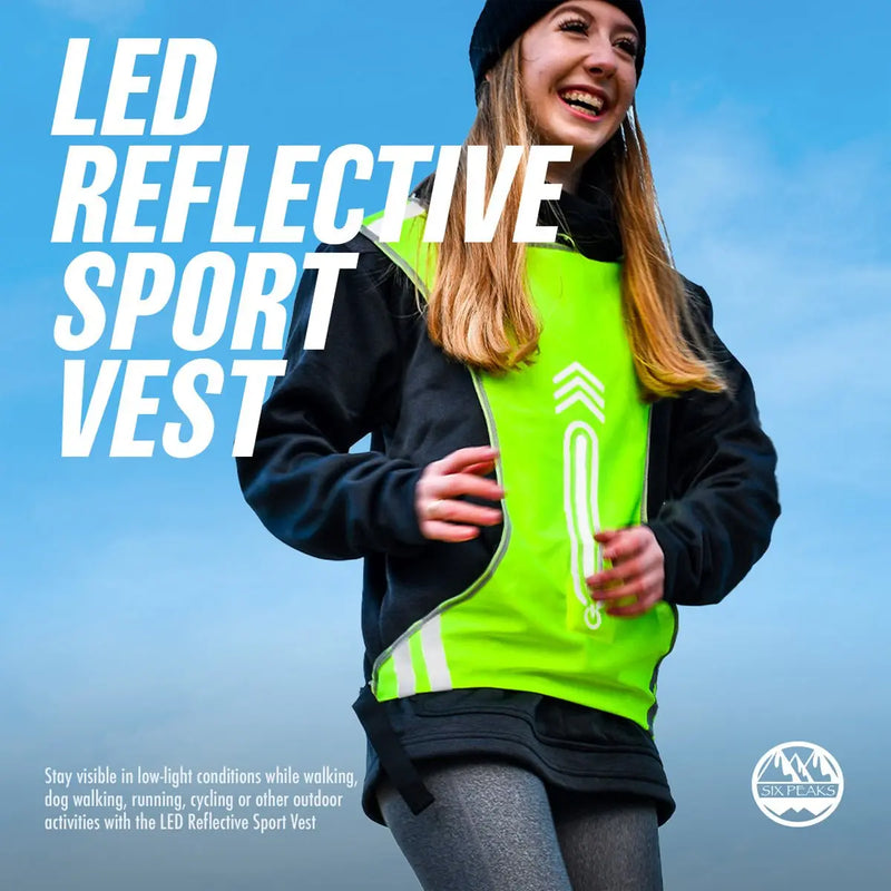 Led Sport Vest - Safety Yellow