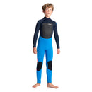 C-Skins Legend 5:4:3 Back Zip Wetsuit - Cyan/ink Blue/flo Yellow- Great Outdoors Ireland